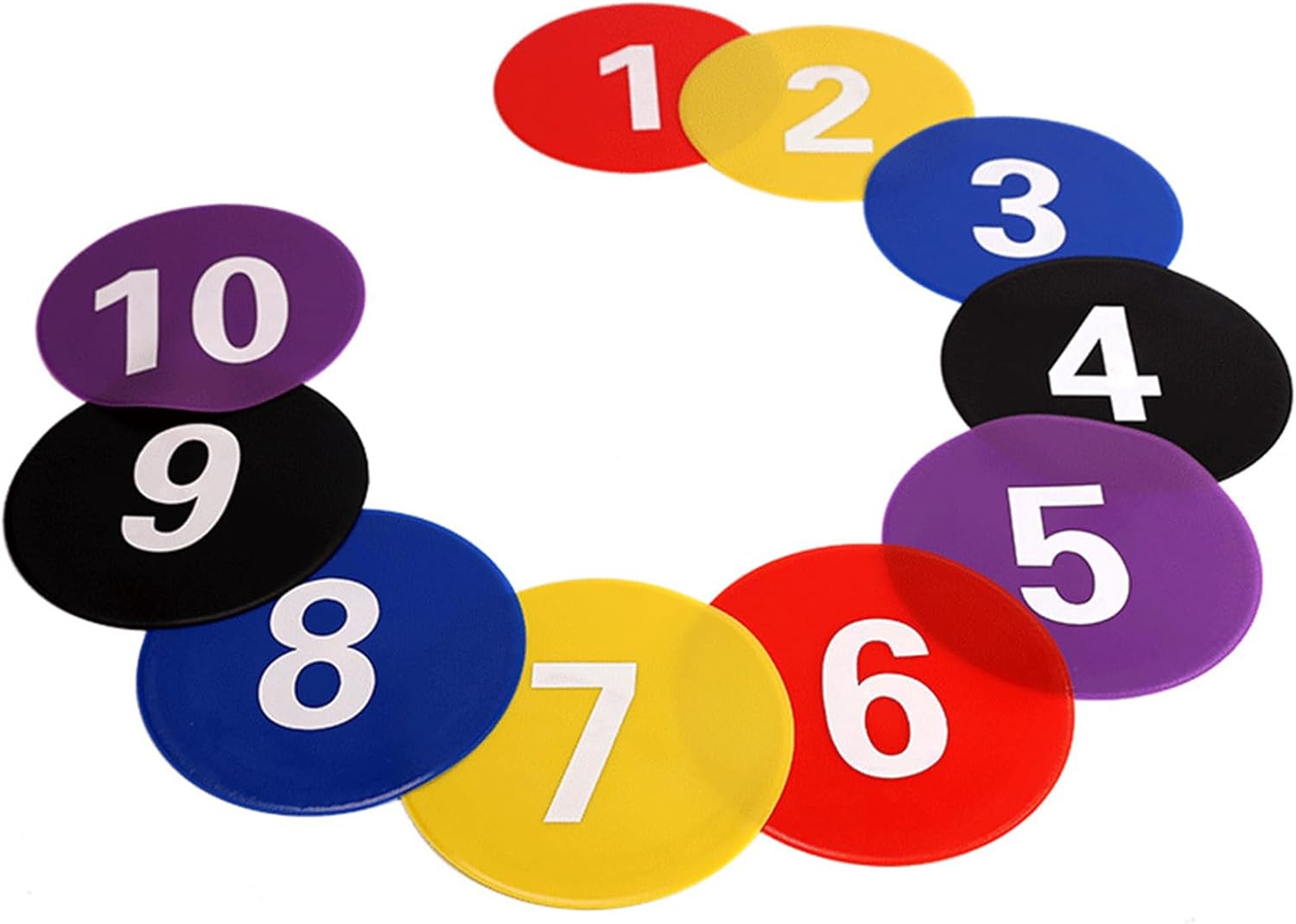 フットボールノンズスリップフロアマーカーフラットスポット料理ランドマットマットサッカーフラットサインディスクキッズサッカートレーニン