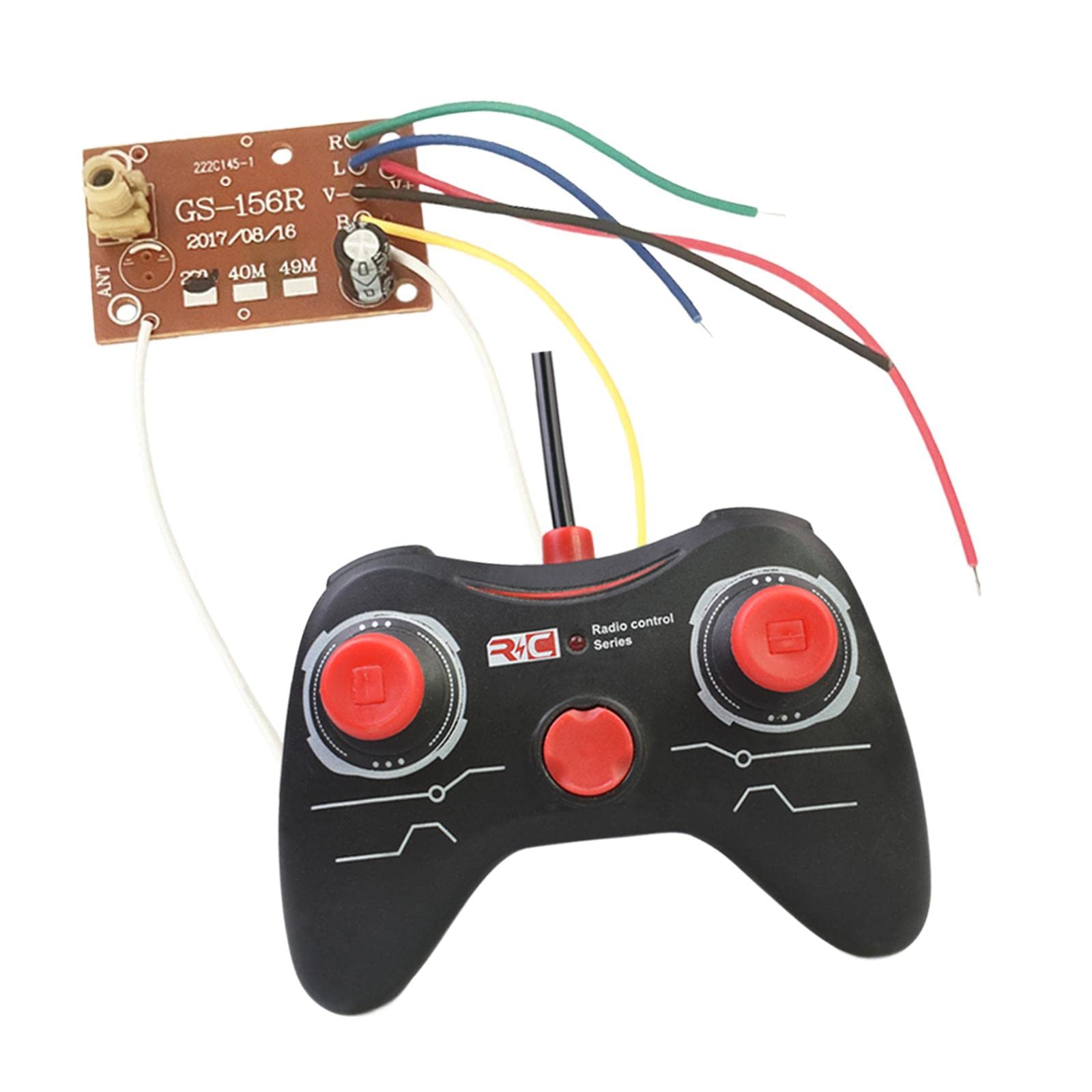 Kit télécommande universel 27MHz/49MHz destiné aux voitures télécommandées, remplace le kit compatible, accessoires RC, contrôle précis, installation facile.