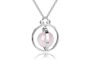 Crystal Saturn Necklace for Women Girls: Shimmering Planets Within Reach