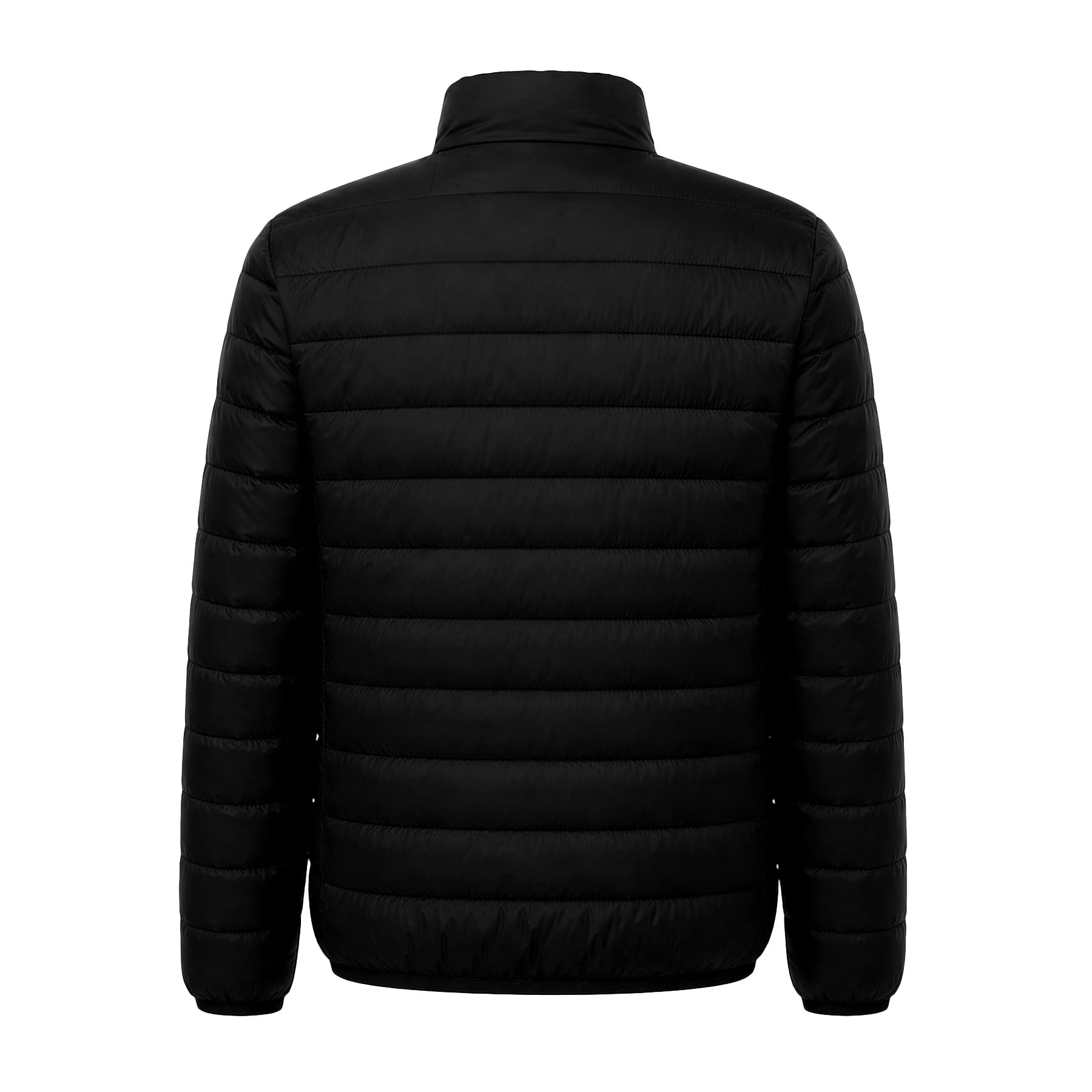 Allthemen Veste Matelassée Homme Doudoune Legere Chaud Blouson Outdoor Coat | Col Montant,550g,Imperméable Coupe-Vent,Manches Longues,Zippé Parka Chaud,Avec 4 Poches,Pliable Pour Loisirs Randonnée Voyage