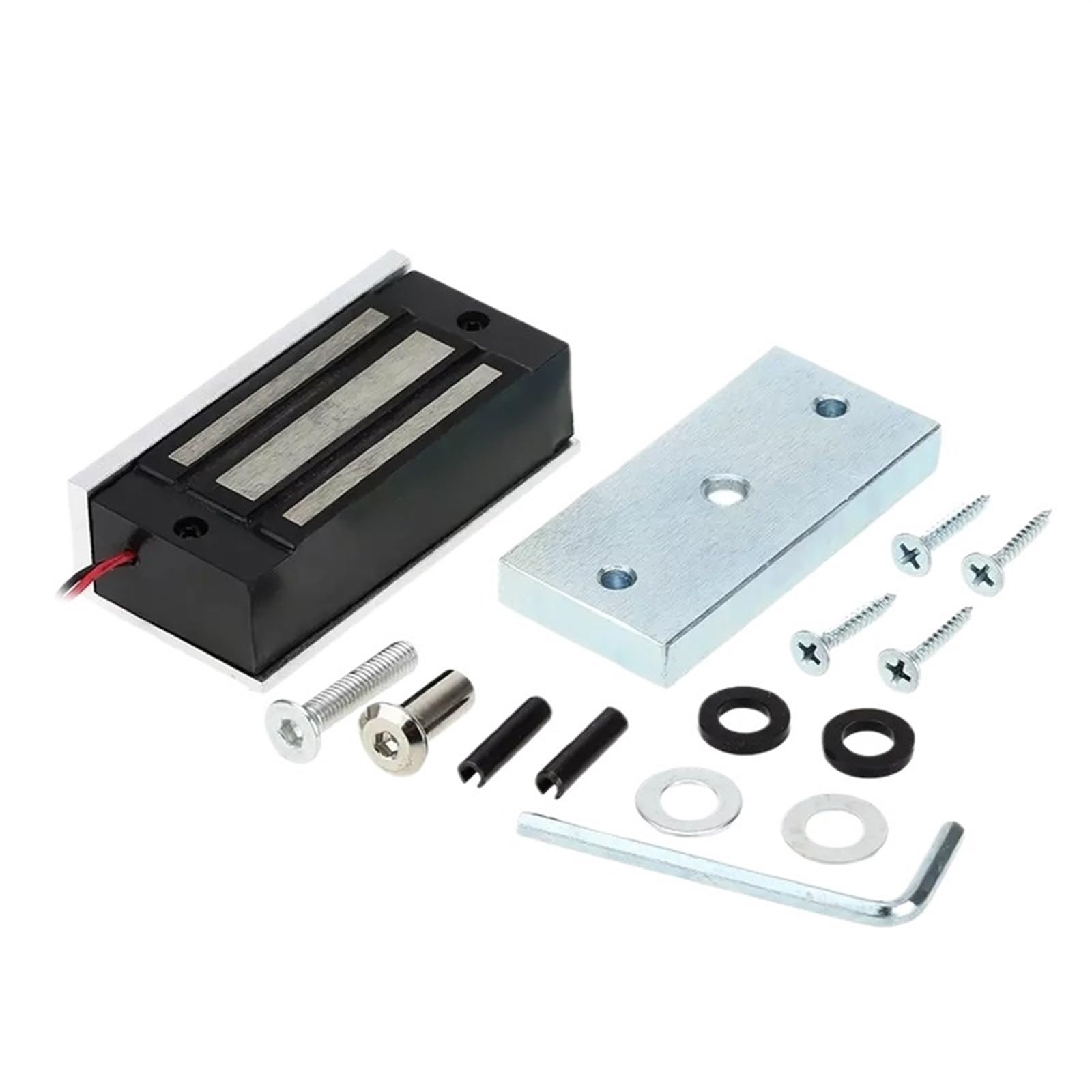 Mini cerradura magnética eléctrica for gabinete, 60 kg, 100 lb, cerradura magnética for puerta, cerradura eléctrica for de control de acceso