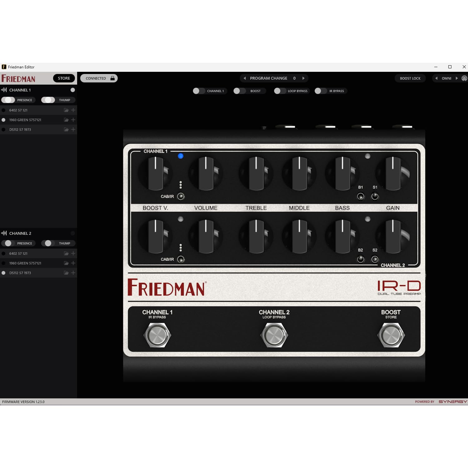 Friedman IR-D - Preamplificatore chitarra elettrica