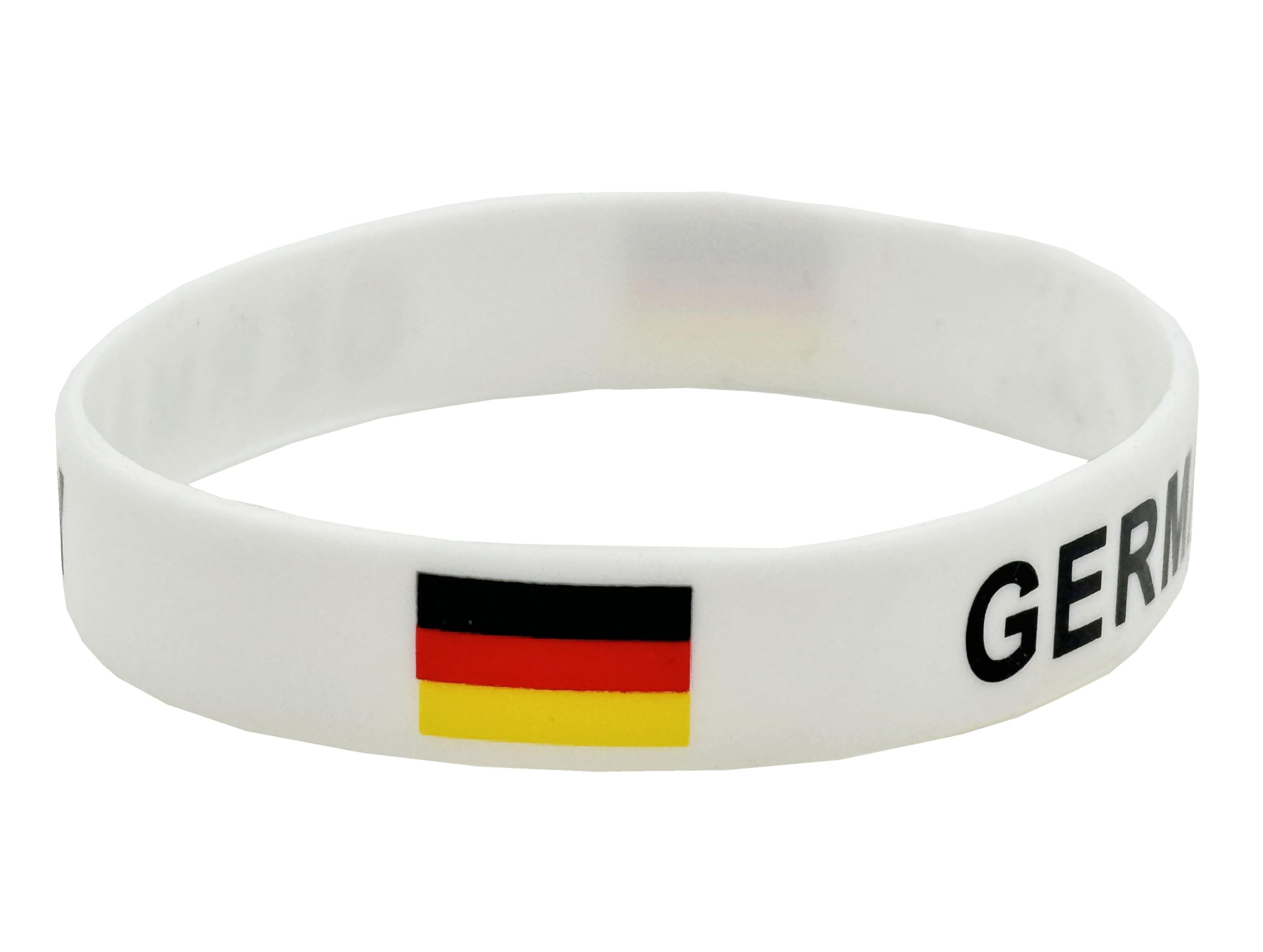 LLBFHH 4 Pcs Germany German Country Flag Rubber Bracelets, National Flag Silicone Bracelet, Rubber Wristbands Patriotic Decorations Gift