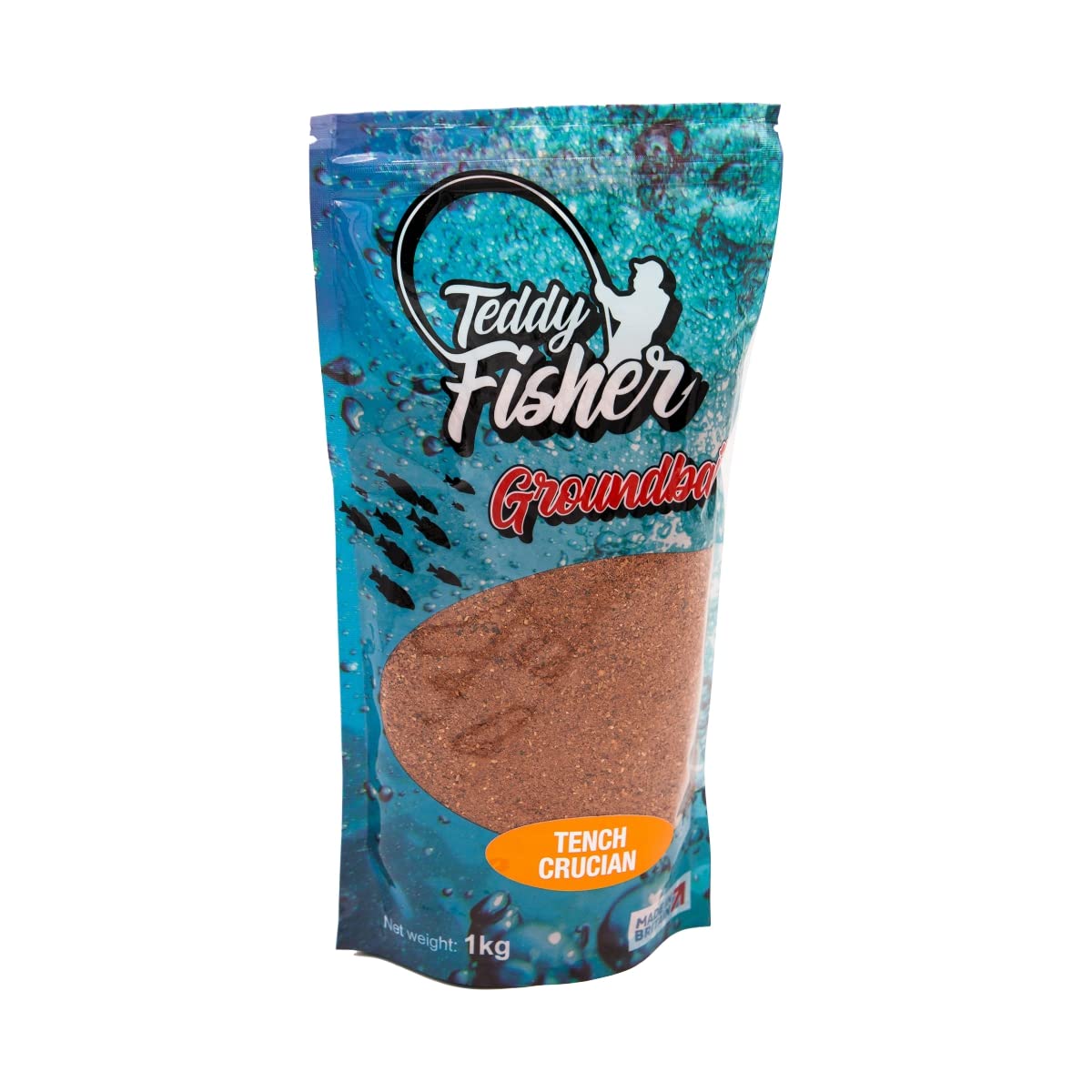 Teddy Fisher TENCH CRUCIAN, Groundbait 1 kg, Natural Bait, Fishing, Match and Coarse