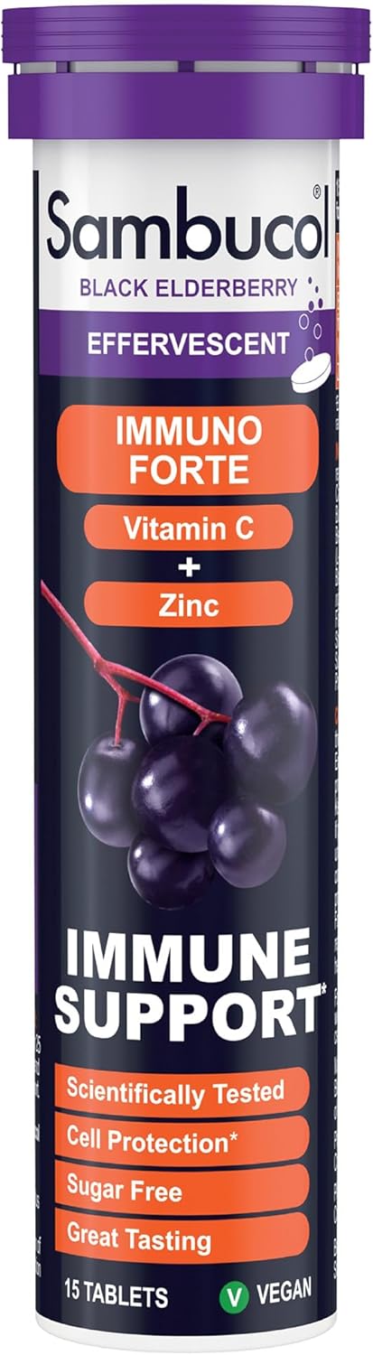 Sambucol Baies de Sureau Noir : Avis sur les Comprimés Effervescents Immuno Forte avec Vitamine C et Zinc pour un Système Immunitaire Renforcé – Guide d’Achat Naturel. Sambucol Baies de Sureau Noir : Avis sur les Comprimés Effervescents Immuno Forte avec Vitamine C et Zinc pour un Système Immunitaire Renforcé – Guide d’Achat Naturel.