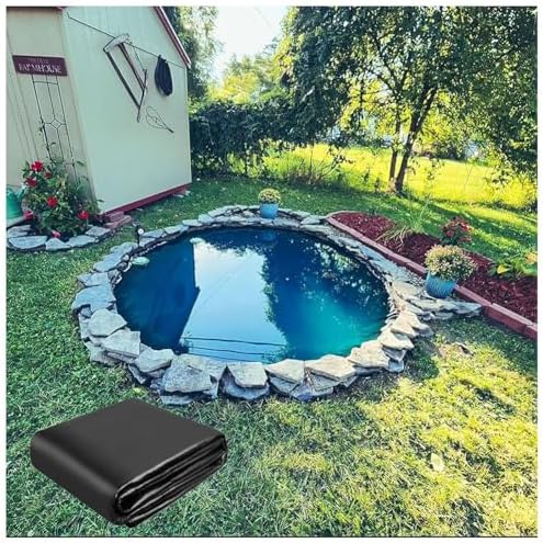 Premium 8x10m Pond Liner - Durable Pool Liner for Outdoor Fish & Koi Ponds, Above Ground & Indoor Water Gardens, Heavy-Duty Underlayment for Backyard Ponds