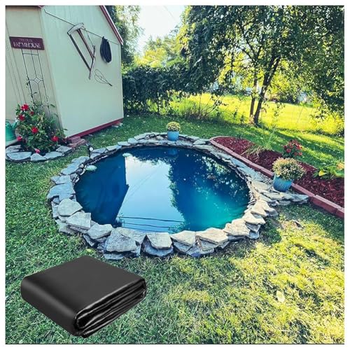 Telo protettivo per laghetto esterno, 1 telo di copertura per piscine, stagni koi fuori terra e giardini acquatici interni, impermeabile, resistente ai raggi UV, essenziale da giardino