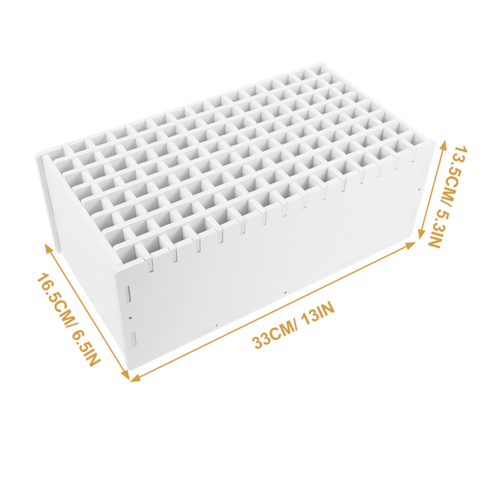 Uonlytech Organizer Multifunzionale in Legno Compartimenti per Penne da Scrivania Bianco, Porta Documenti Ufficio per Decorazioni Scuola e Uso Pratico
