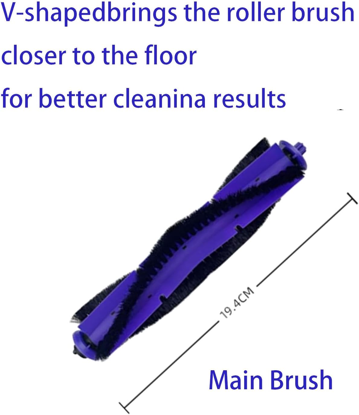 Replacement Parts Compatible with Narwal Freo: Accessories Kit for Narwal Freo Robot Vacuum Cleaner, Main Roller Brush Side Brush Hepa Filter Mop Pads Spare Parts