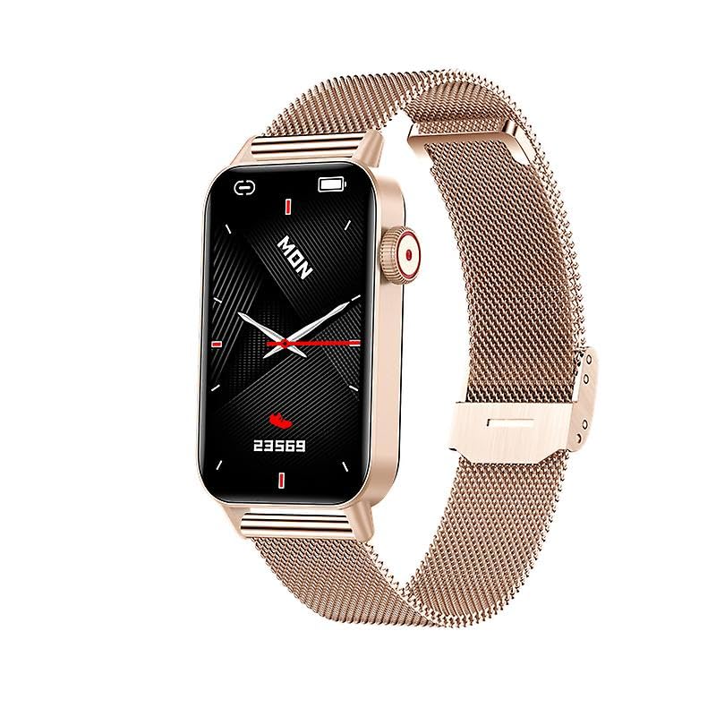 F45 Smartwatch für Damen, modisch, Sport, Fitness-Tracker, 3,7 cm, individuelles Gesicht, Damenarmband, Herzfrequenz, Blutdruck, Sauerstoff