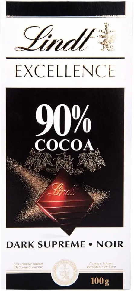 1 Barra Chocolate - 90% Cacau - Lindt Excellence