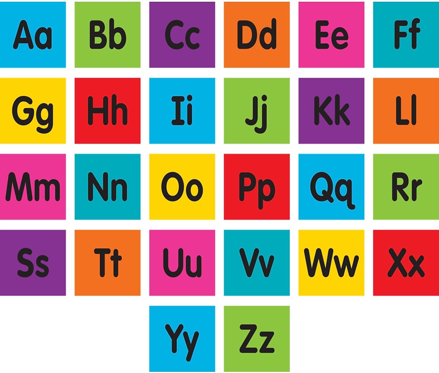 Teacher Created Resources Spot On Carpet Markers: Alphabet - 4" (TCR77004)