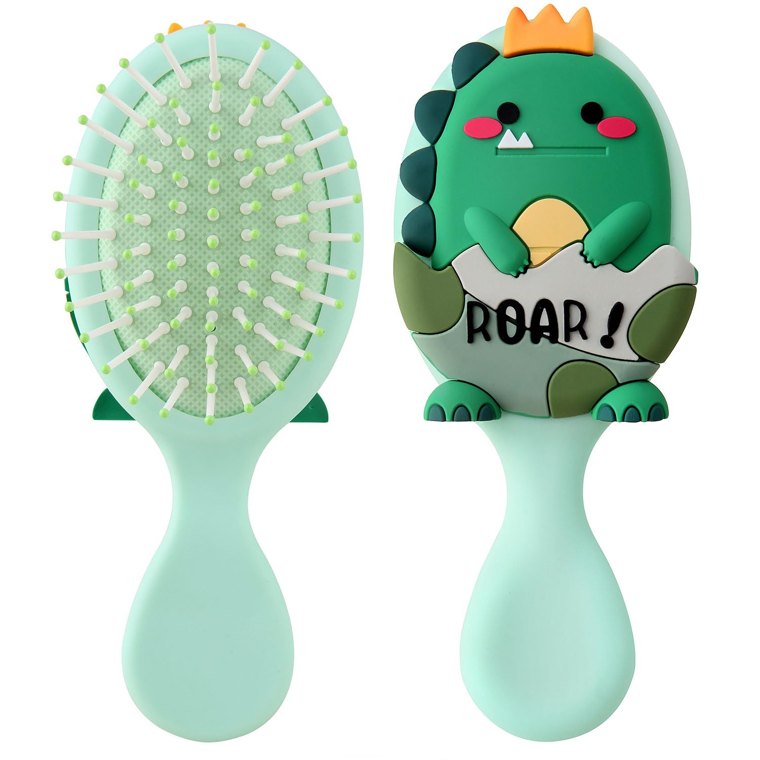 mini hair brush for kids, small toddler Hair Brush, travel hair brush for Boys and Girls Baby ，Detangler Brush for Wet or Dry Thick or Curly Natural