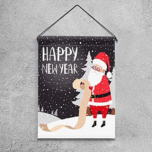 Drapeau double face Père Noël résistant toutes saisons 30x45cm - 4