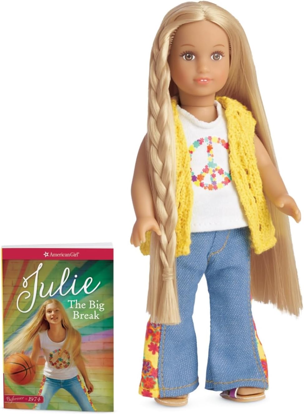 American Girl Julie Albright Mini Doll & Book