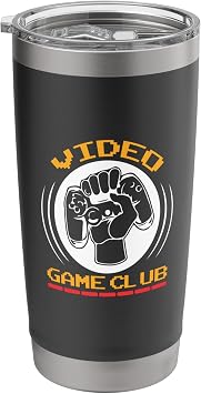 Video Game Club Funny Gaming Quotes Stainless Steel Insulated Tumbler