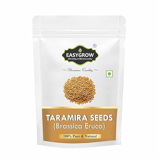 Easygrow Taramira Seeds - Tarameera Seeds - Tara Mira Seeds - Brassica eruca - ? - (800 GM)