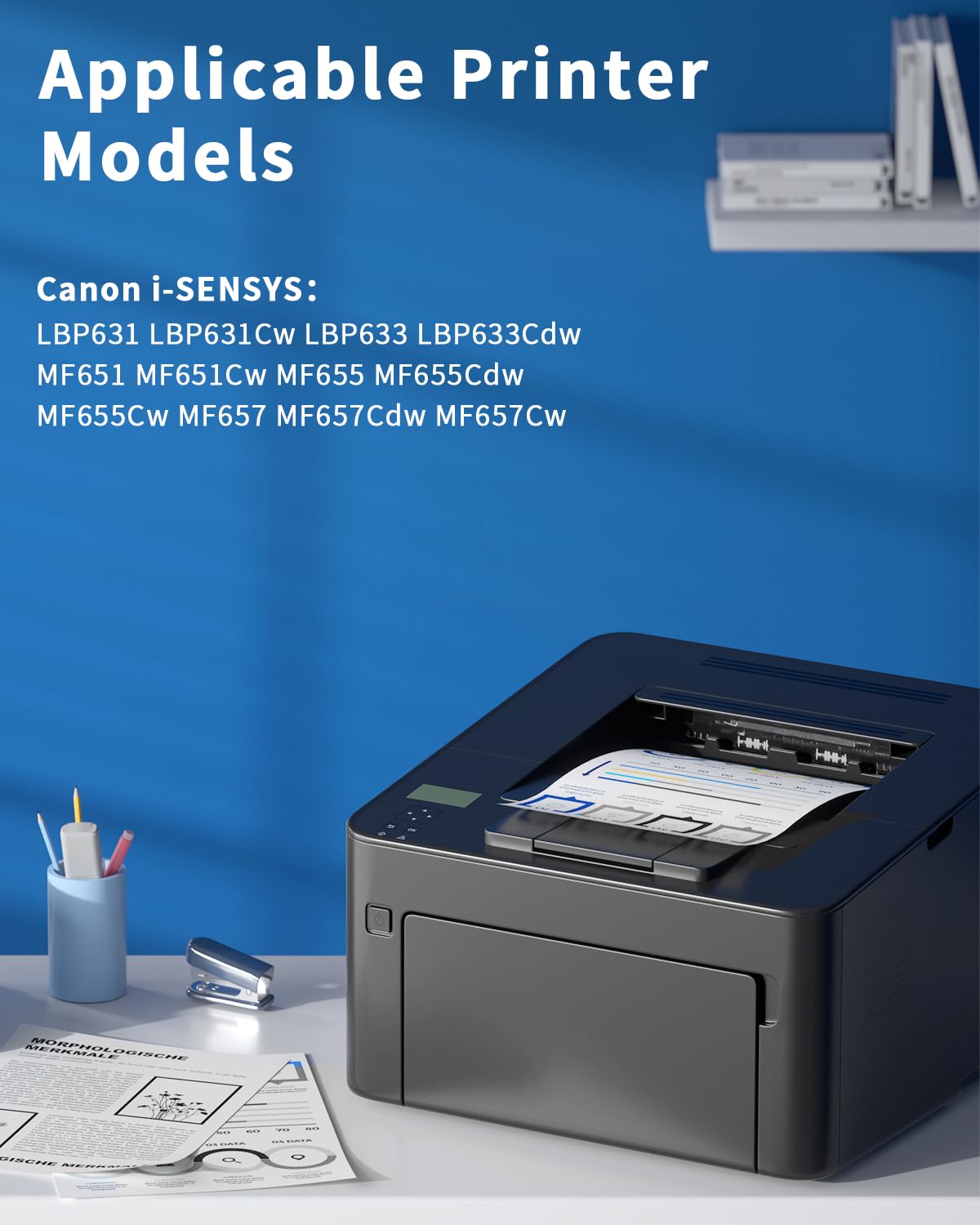 colorfly 067H 067 Toner compatibile con Canon Toner 067H Nero per Canon i-SENSYS LBP631 LBP631Cw LBP633 LBP633Cdw MF651 MF655 MF657 MF651Cw MF655Cw MF657Cw MF657Cw MF655Cw MF655Cdw 57 Cdw, 1