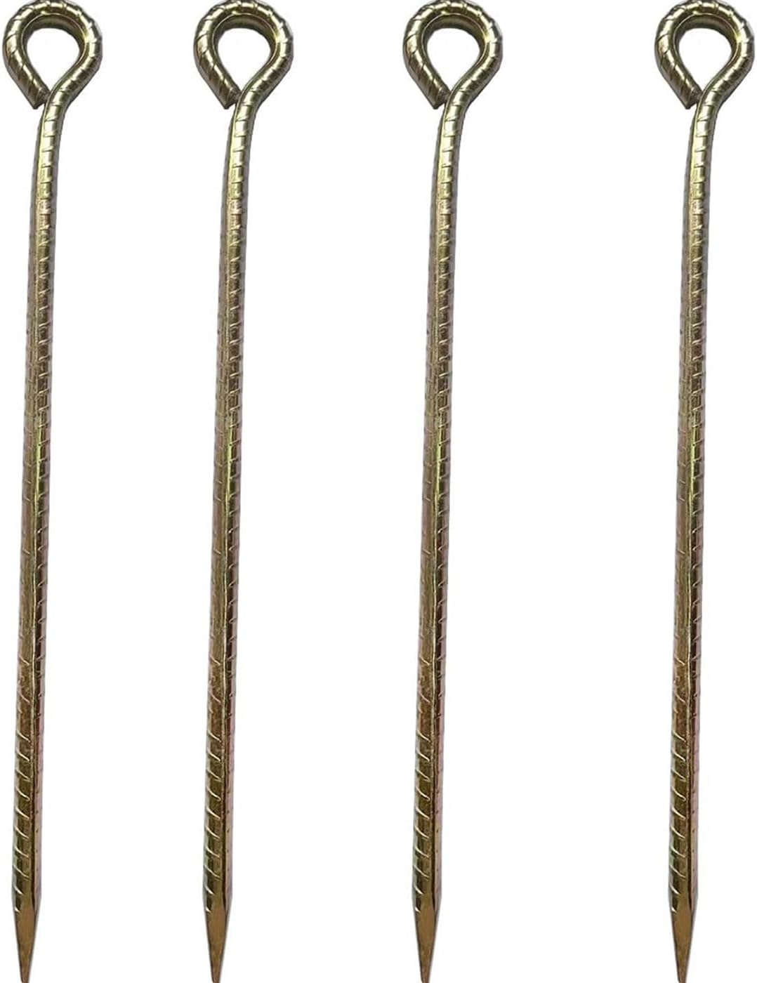 23 Inch Rebar Stakes ?Metal Stake Ground?Ground Anchor,Heavy DutyTent Stakes ?Baking Paint Metal Stakes ?Tent Stake,Ground Stakes ?0.5 Inch Diamete (10 pake) ? Outdoor Travel 23 inches- 10 packs