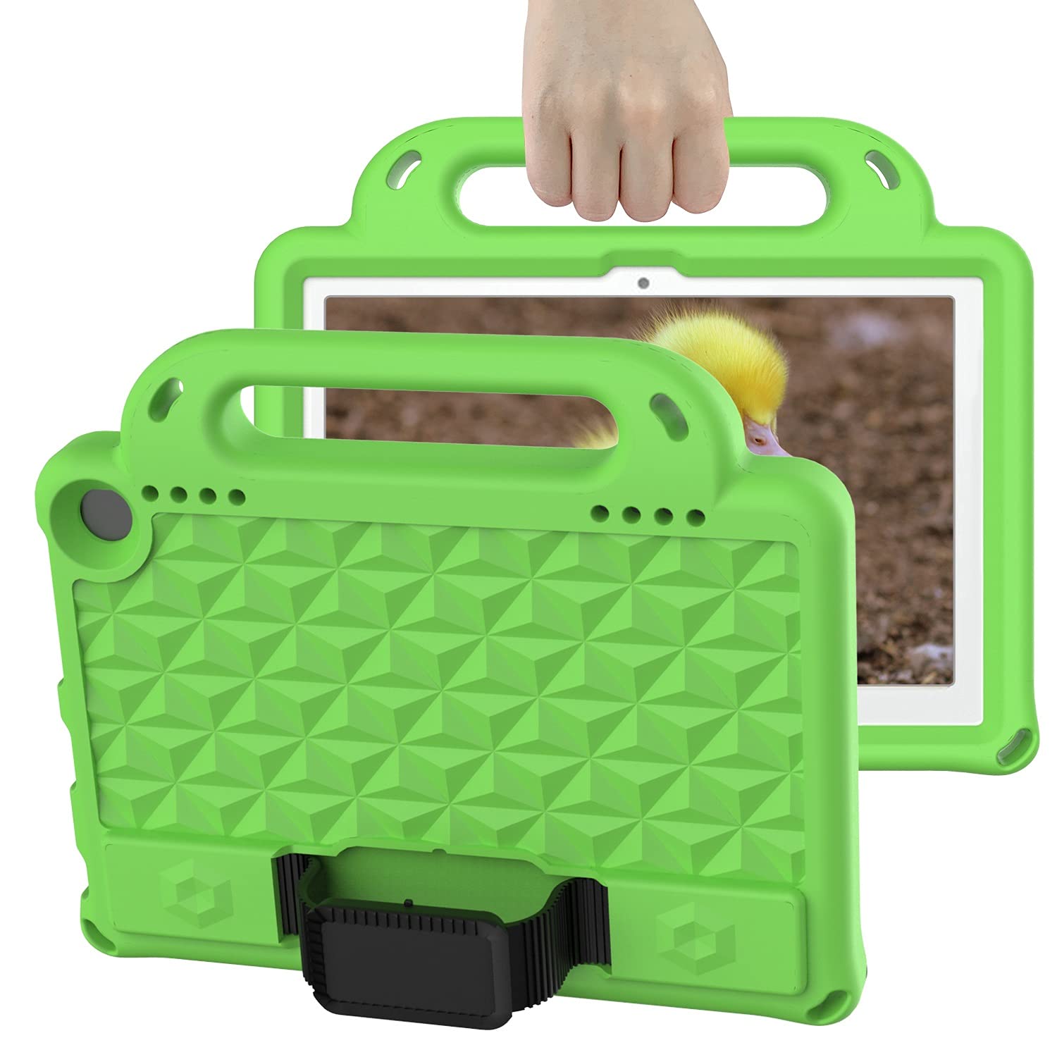 Custodia Protettiva per Tablet Custodia for Tablet for Il Fuoco HD 8. Plus (2020), Body Full Full Body Body Eva. Custodia Protettiva con Manico e Tracolla Protezione Resistente(Ye?Il)