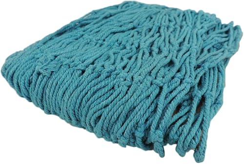 Miniatura 3 de NOVELTY GIANT WWW.NOVELTYGIANT.COM Red náutica para decoración de fiesta, 40 x 78 pulgadas, color verde azulado