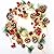 Christmas Garland with Lights 2PCS Pine Cones Red Berry Garland String Lights 6.5FT 20 LED Fairy Pinecone Lights for Fireplace Mantle Winter Xmax Tree Party Indoor Outdoor Decorations(2 Pcs)
