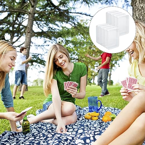 8 Pezzi Scatola per Carte da Gioco Trasparente