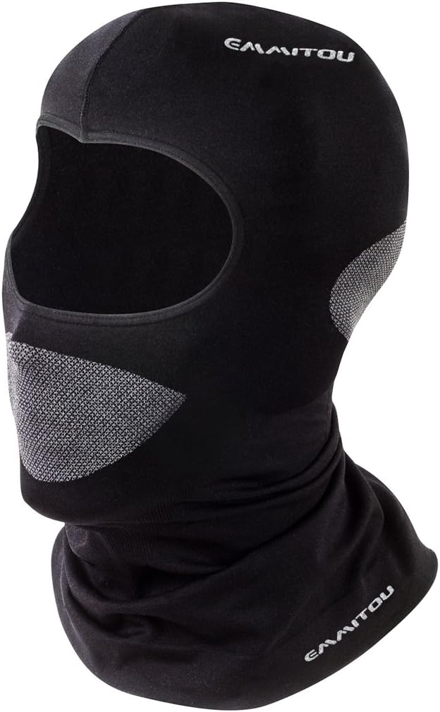 Emmitou® Gold Line Balaclava Thermal Ski Base Layer Balaclava Balaclava from Dryarn® Yarn – (Made in Italy)