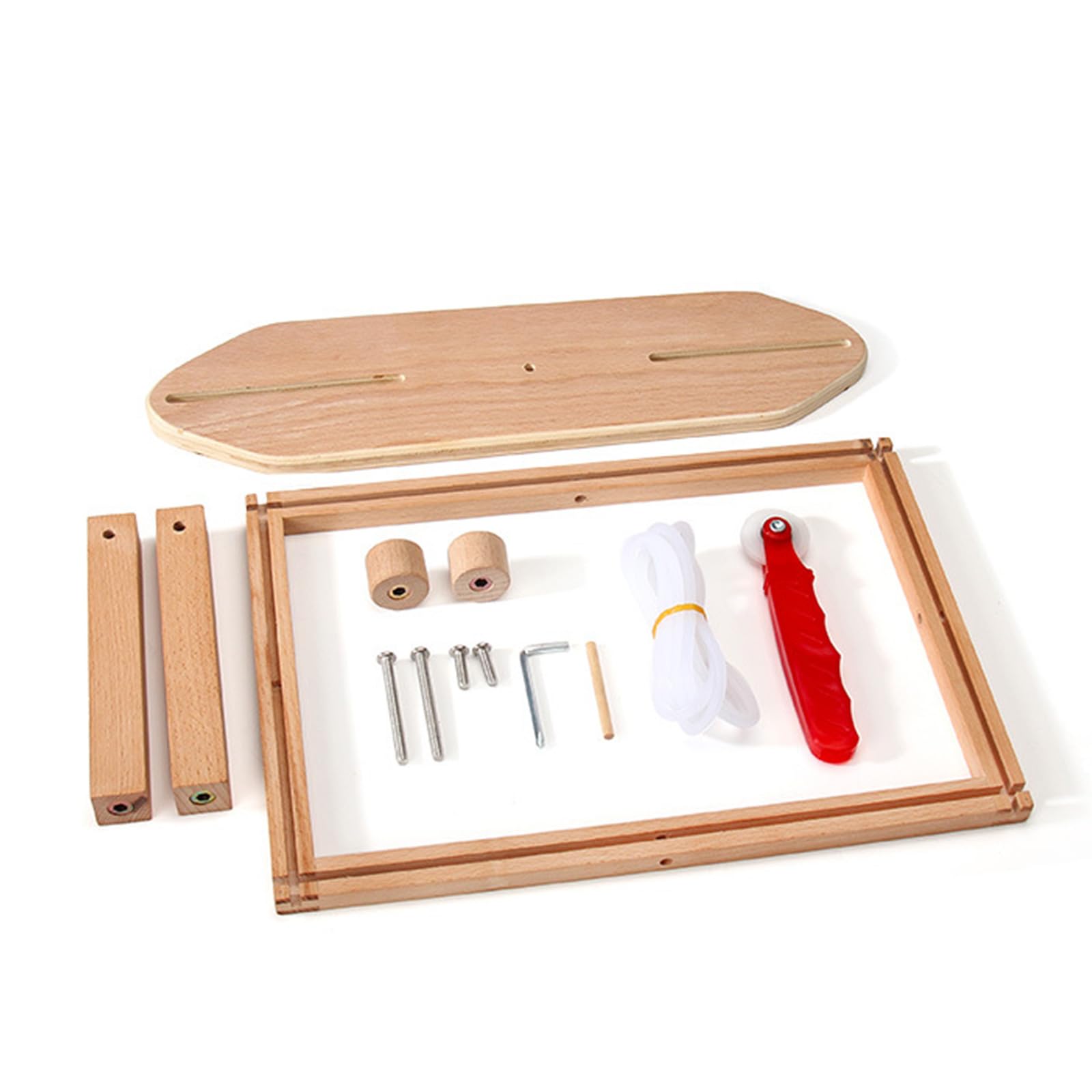 Soporte de madera con ergonomía, marco de bordado rec