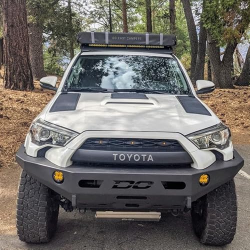 Image of LENSUNSOLAR 80W (28+24+28) 12V Hood Flexible Solar Panel Complete Kit,for Toyota 4Runner 4th&5th Gen (2003-2024) with Scoop -Solar Panel + Vinyl Decal + MPPT Solar Controller