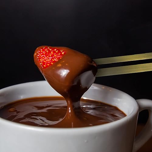 Miniatura 6 de BambooMN Palitos de fondue de bambú de doble punta de 0.354 in de ancho, brochetas para asar a la parrilla, 7.1 pulgadas de largo, 100 piezas