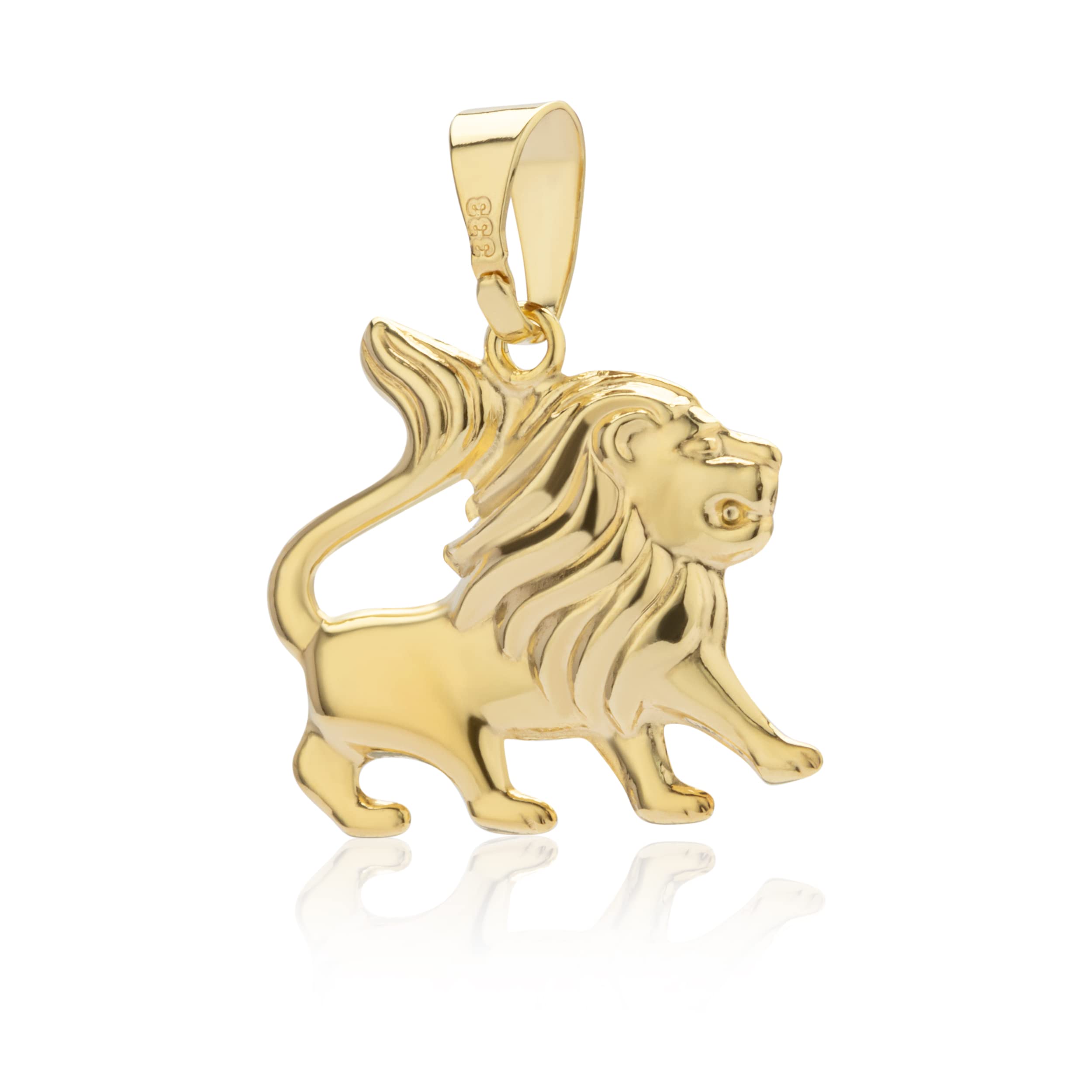 Gold Sternzeichen Anhänger Löwe 8 K 333 Gelbgold