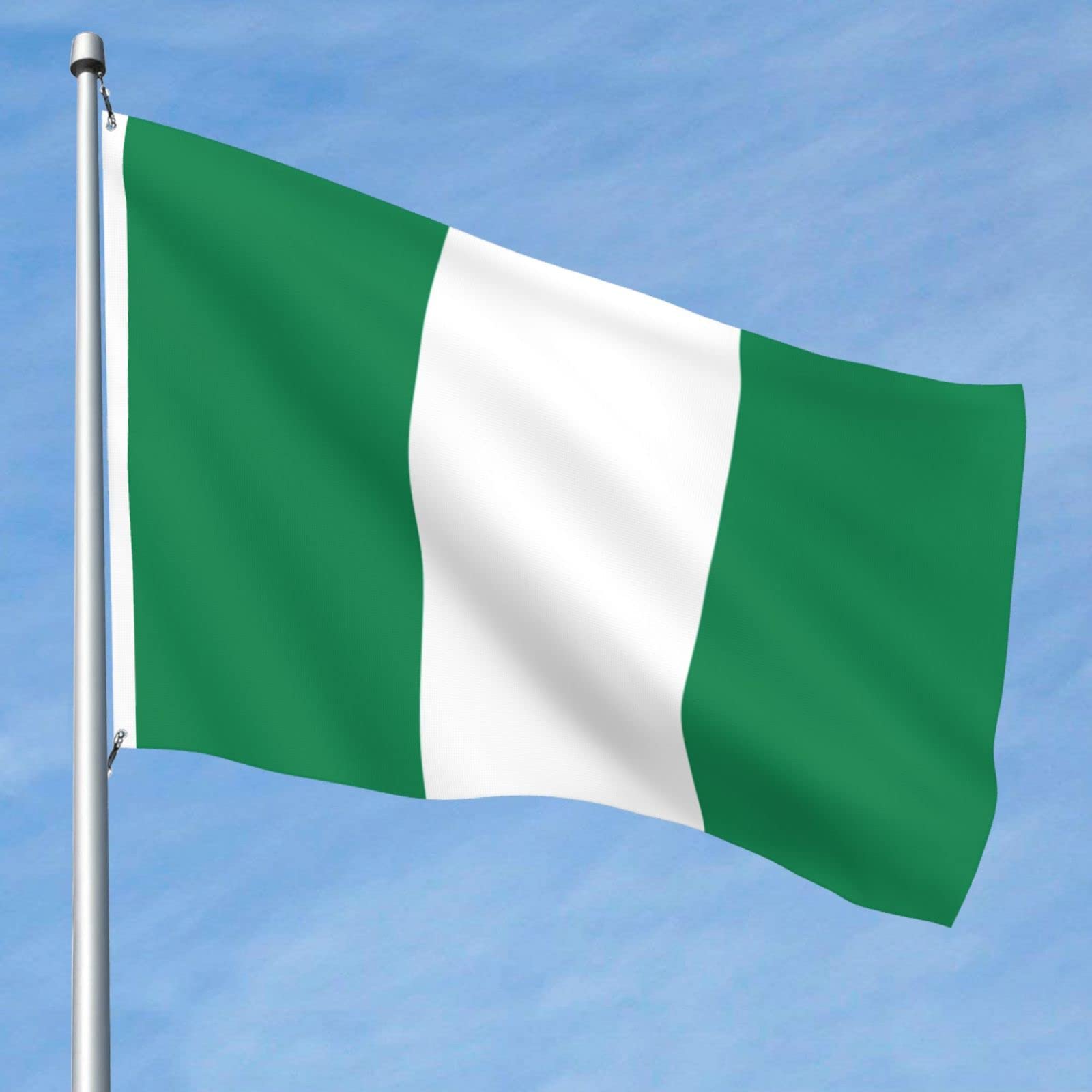 Amazon.com : Flag of Nigeria Flag 5x8 Ft Double-Sided Flags
