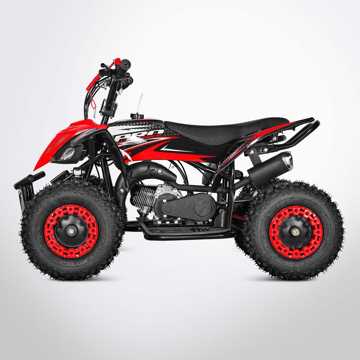 Pocket Quad TIRAX 49 - Mini Quad Enfant 50cc - Rouge