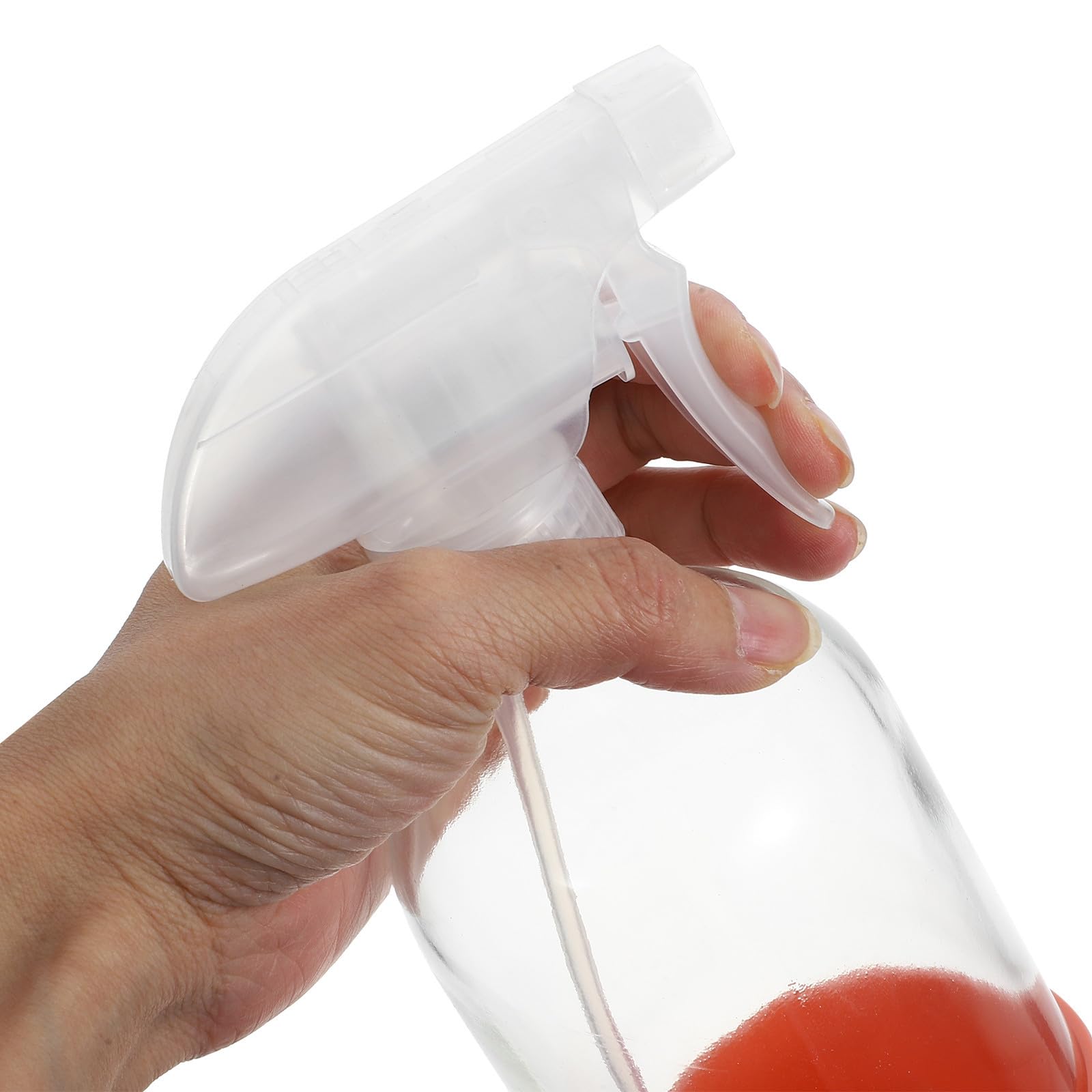 POPETPOP Lot de 3 Bouteilles Vaporisateurs en Verre 500ml avec Fond Antidérapant en Silicone, Pulvérisation Uniforme, pour Usage Domestique Fleurs et Plantes