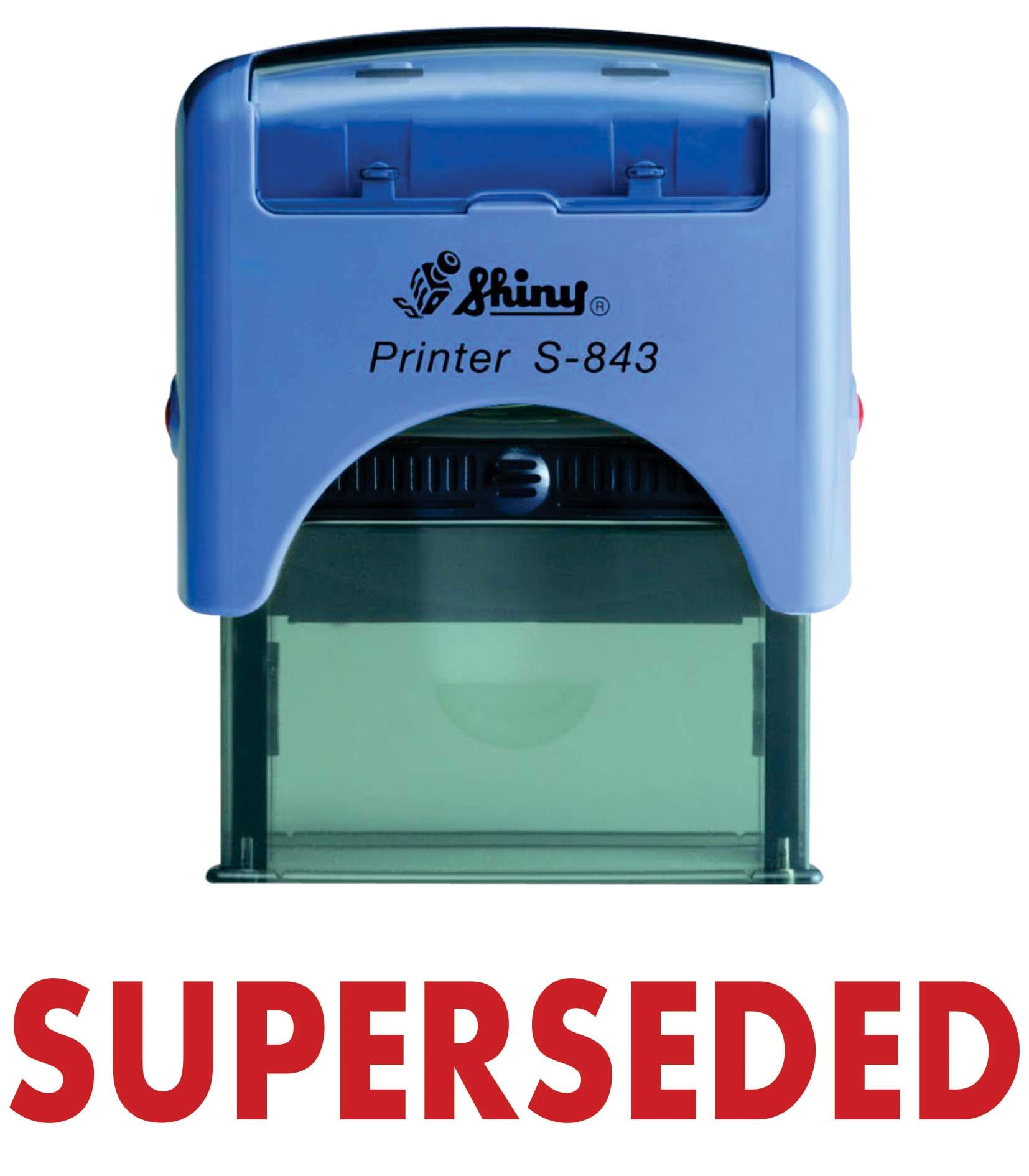 Controlled Copy Rubber Stamp