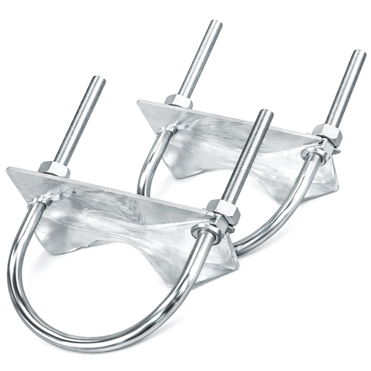 Helium Antenna Mount for Pole Mounting Fixed U-Bolt Clamp Hardware Bracket Outdoor Roof Lora Hotspot Mining RAK Bobcat Nebra Sensecap Synchrobit MNTD