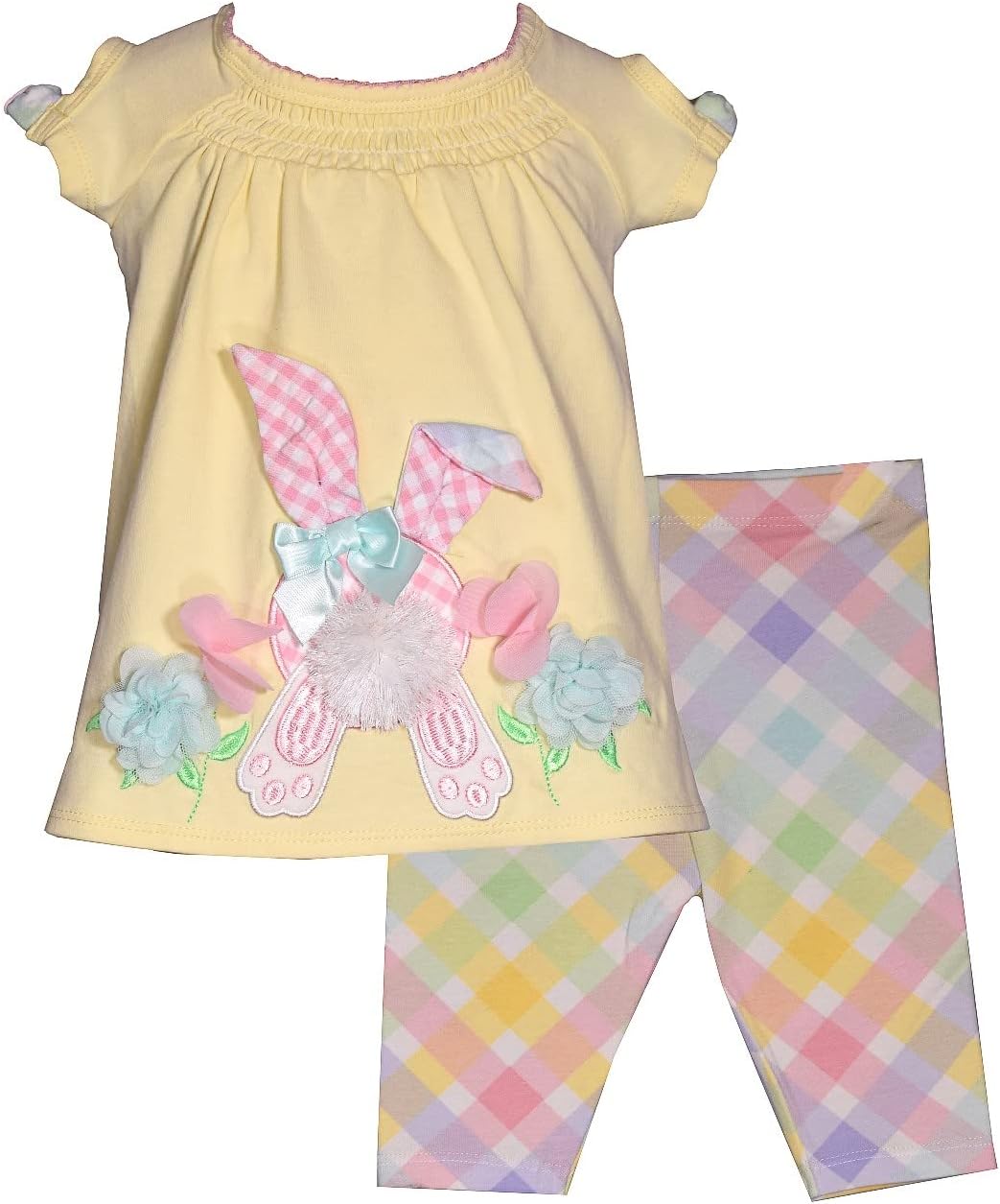 Bonnie Jean Girl's Easter Dress - Bunny Smocked Dress for Baby Toddler and Little Girls