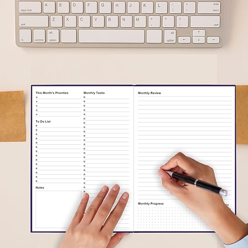 Miniatura 6 de Agenda mensual 2024-2025  2 años (enero de 2024 a diciembre de 2025), calendario mensual, agenda mensual grande 2024-2025, perfecto para horario
