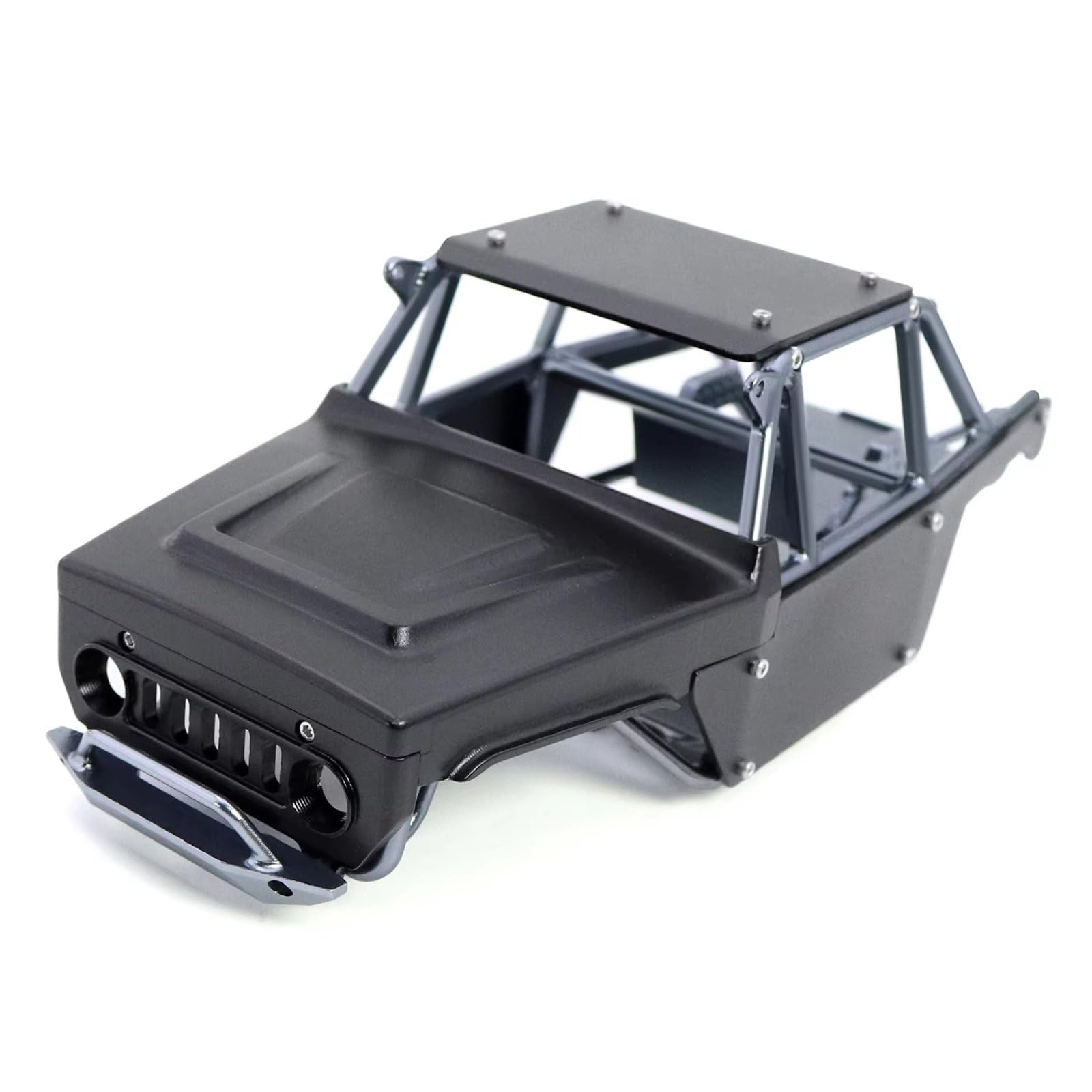 Compatible con Axial para SCX24 para Ripper para Bronco para JLU B-17 C10 1/24 Piezas Upgrade Coche RC Aleación Aluminio Jaula Seguridad Carrocería Maquetas
