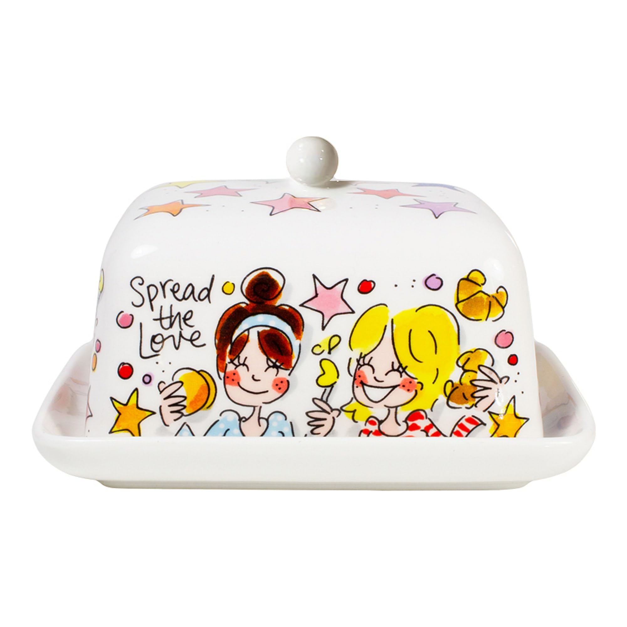 Butterdose aus Keramik – Butter Makes it Better – Blond Amsterdam – Frühstücksaccessoire – Dekorativ & Praktisch – Geschenkidee