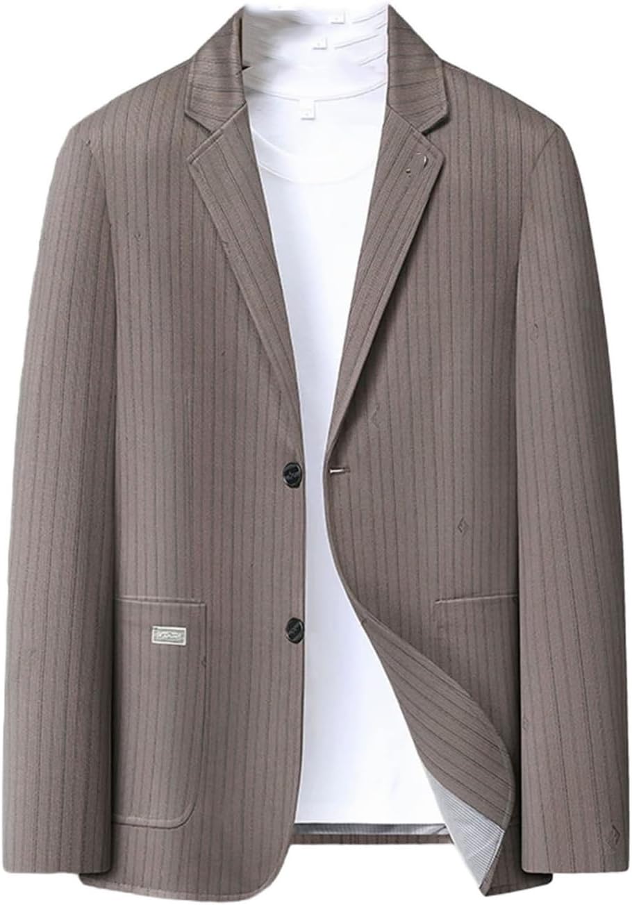 Men's Fashionable Casual Suits Versatile Business Middle-aged Long sleeves Jackets