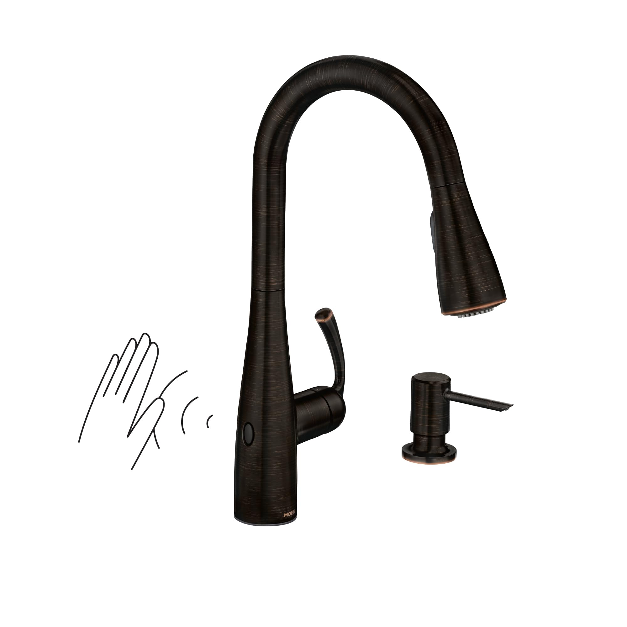 Moen Essie 87014EWBRB MotionSense Wave