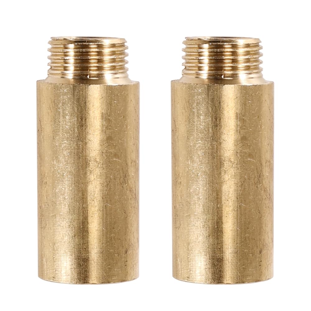 Brass Tap Extension 1/2 Inch x 50 mm, DN15 Thread Extension, 1/2 Inch Female x 1/2 Inch External Thread - Image 4
