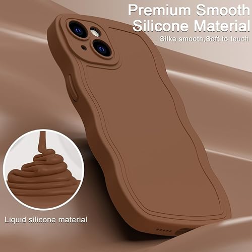 Miniatura 3 de LUMARKE Funda de silicona para iPhone 14 con protección de cámara mejorada, diseño de moda para mujeres y niñas, evita resbalones, funda protectora