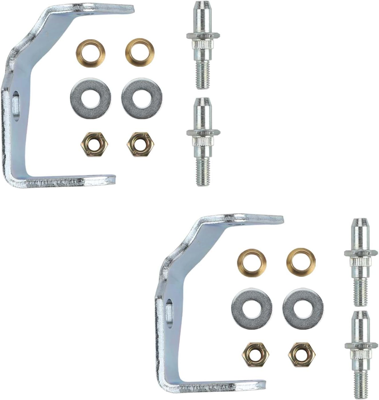 38456 Front LH Driver Side Door Hinge Pin and Bushing Kit Fits for Chevy Silverado GMC Sierra Yukon Cadillac Replaces# 6038456 89025539