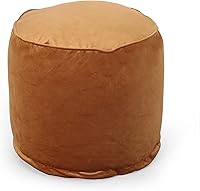 Vista 1 de Christopher Knight Home Puf Gwinnett, albaricoque