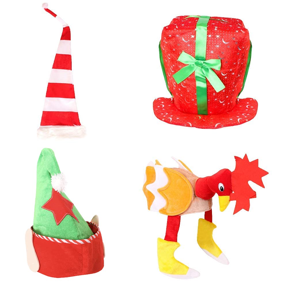 Buy CHRISTMAS HATS PARTY PACK 4 PIECE 