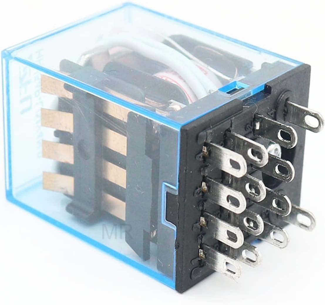 10PCS MY4 General Purpose Relay 4pdt 14pins Relais DC12V AC12V DC24V AC24V Switch(Dc,24V)
