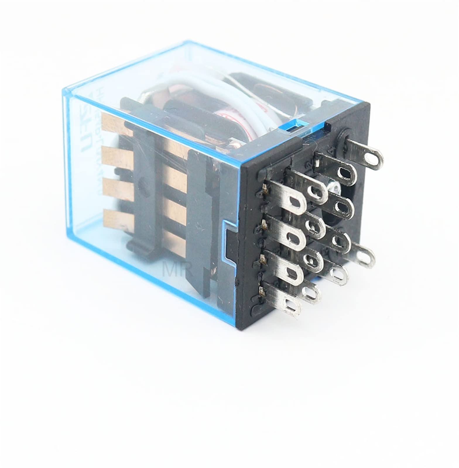 VDOQTLJT 10PCS MY4 General Purpose Relay 4pdt 14pins Relais DC12V AC12V DC24V AC24V Switch(Ac,6V)